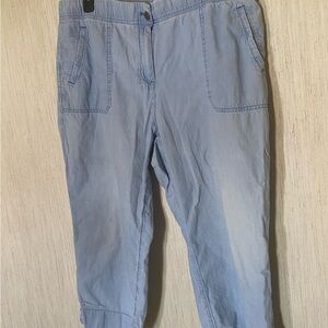Chico's Soft Blue Cotton Pants